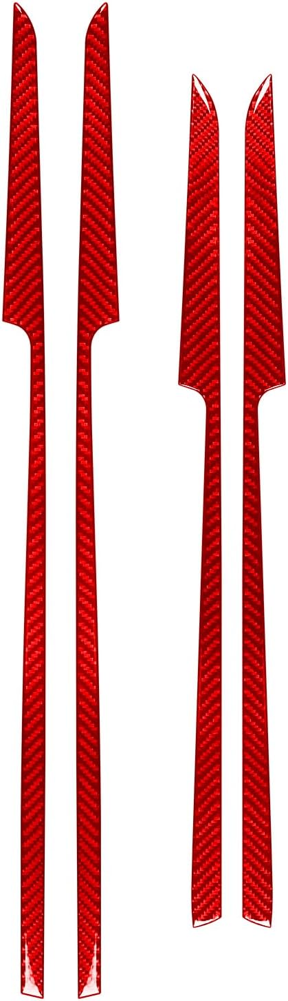 Real Carbon Fiber Trim for Toyota Camry Accessories | for 2012 2013 2014 Armrest Box Decoration Panel Interior Thick Overlay Decal