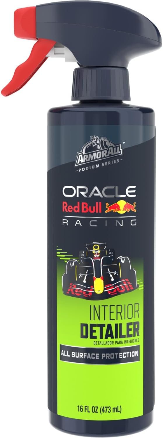 Armor All Podium Series Interior Detailer Spray, 16 fl oz, Car Detailing Spray Developed in Collaboration With Oracle Red Bull Racing