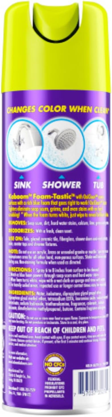 Kaboom with OxiClean Foam-Tastic - Citrus - 19 oz - 2 pk