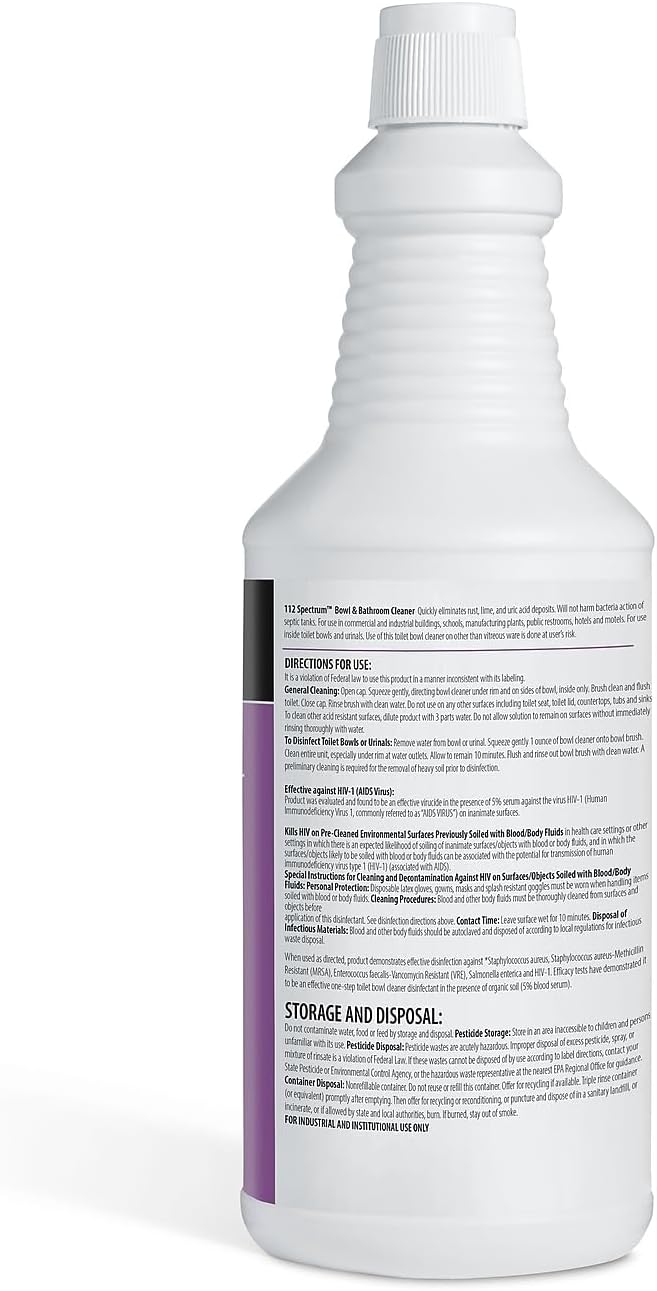 Coastwide Professional Spectrum Restroom Cleaner Bowl Cleaner, 32 Oz.