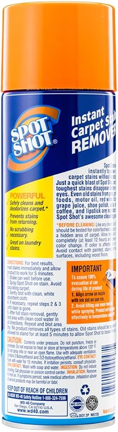 Spot Shot Instant Carpet Stain Remover, 16 Oz [2-Pack]