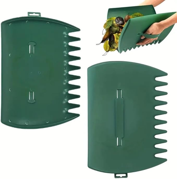 Hand-Held Leaf Collector Rake Claws, Durable Plastic Garden Grabber Tool for Yard, Lawn, Leaves, Debris & Grass Collection, Portable Outdoor Gardening Cleaning Accessory