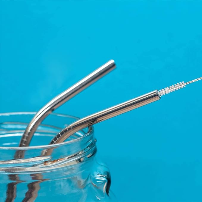 ICEYLI 2 Pack 60 Inch Long Flexible Tube Cleaning Brush, Stainless Steel and Nylon Bristles, Suitable for Home Kitchen, Fish Tank, Water Pump Accessories, and More