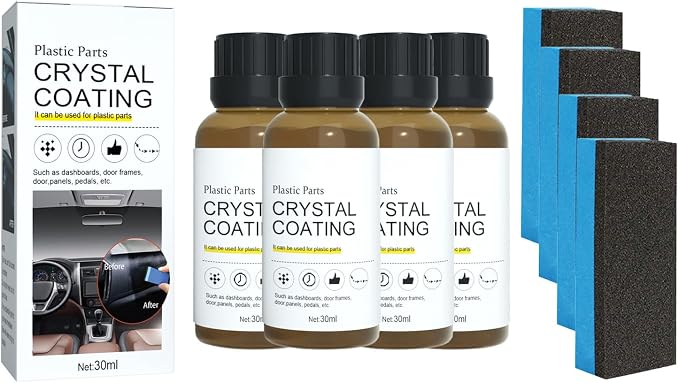 VIED Crystal Coating for Car Plastic Parts, Cristal Coating para Plástico Del Carro (4)
