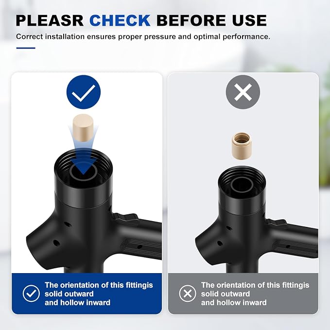 Toilet Plunger, High Pressure Toilet Plunger, Toilet Unclogger Tool for Drain Clog, Heavy Duty Plunger with Gauge, 4 Heads for Bathroom, Sink, Shower