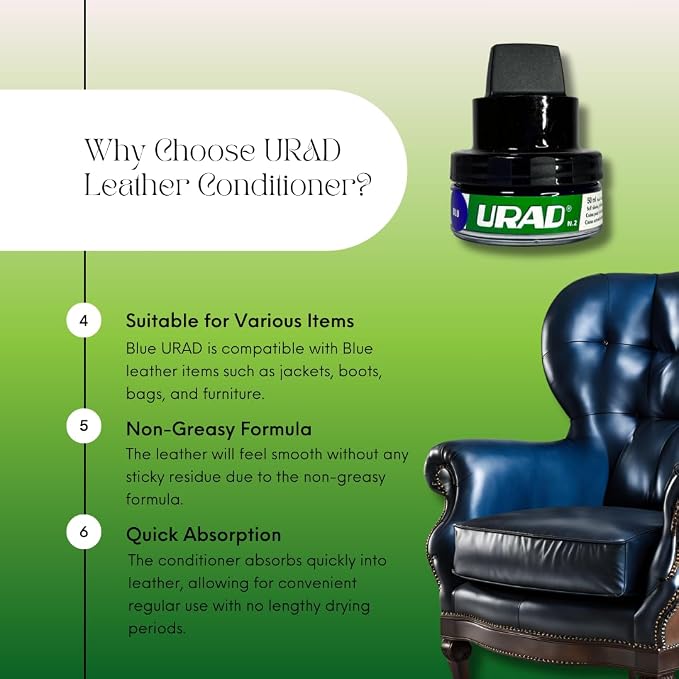Leather Conditioner 50ml Blue – Compact, Color-Enhancing Leather Care for Shoes, Bags, Jackets, and More!