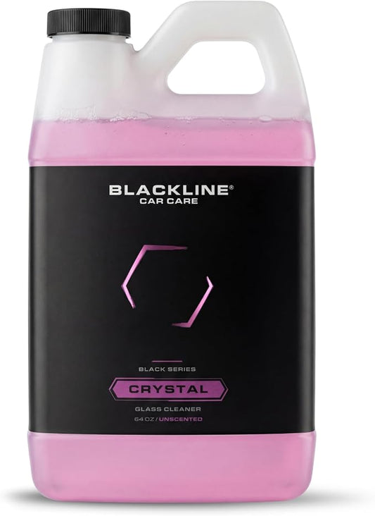 Blackline Best Glass Cleaner - Works on Glass, Windows, Mirrors & Navigation Screens. Tint Safe Window Cleaner for Car