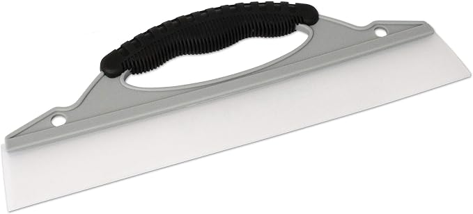 Detailer's Preference Silicone Water Blade Windshield Squeegee for Cars, Streak-Free Drying Tool for Glass, Paint, and Chrome, Flexible Edge for Auto Detailing Professionals, 12.25-Inch