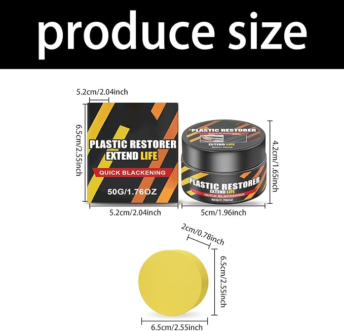 Lasting Polish 50G Restores Shines to Vehicle Dashboards Seat and Trim Prevents Cracking and Discoloration Auto Interior Recover