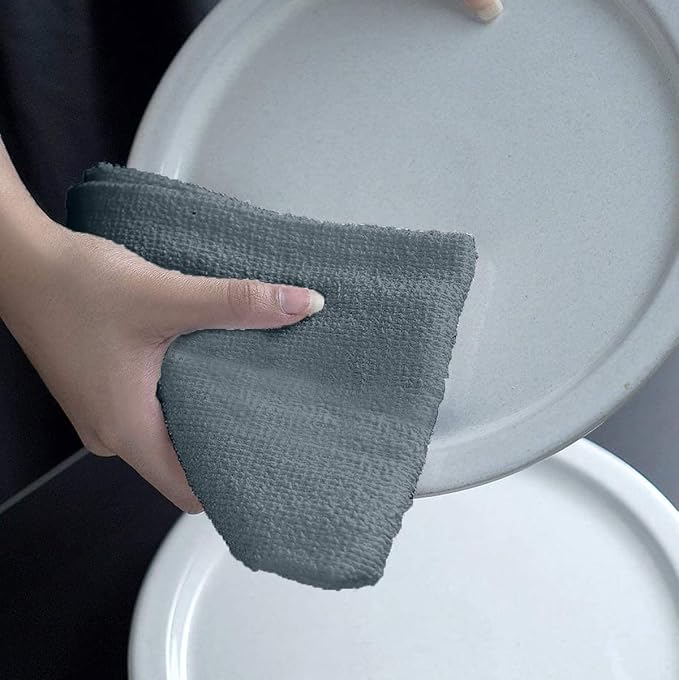 Avalon Towels Bar Towels (Pack of 36) Size 14x17 Inches – 100% Cotton, Absorbent and Reusable Cleaning Rags, Multipurpose Cleaning Towels, Terry Cloth Rags, Durable Shop Rags (Grey)