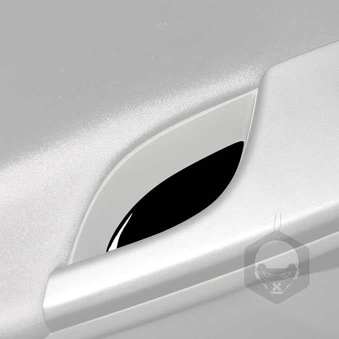 Glossy Bright Piano Black Car Inner Door Storage Slot Inside Pad Decoration Sticker Interior Trim Compatible with Toyota Corolla 2009 2010 2011 2012 2013 Auto Trim Accessories