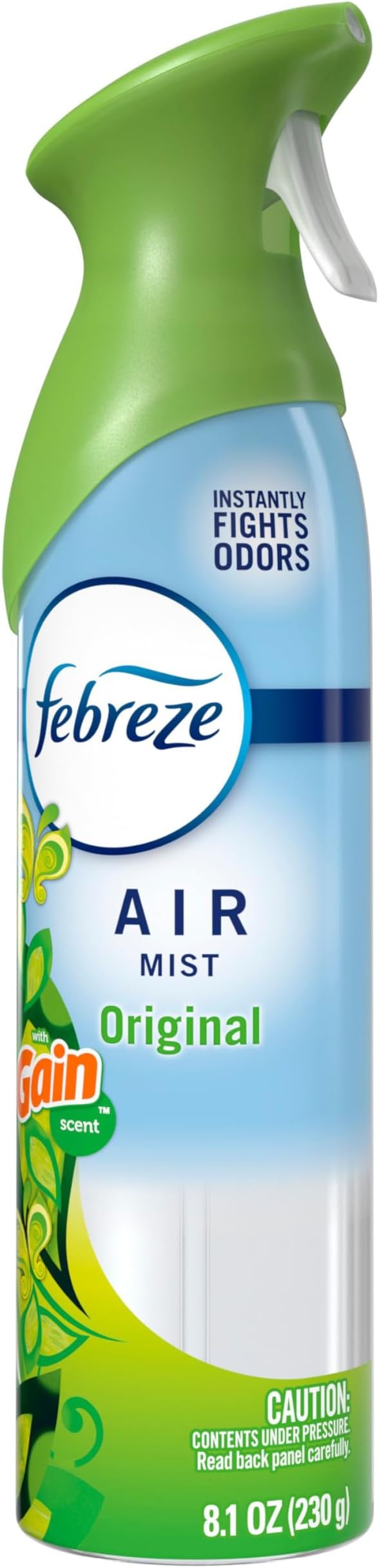 Febreze Air Mist, Air Freshener Spray, Odor Fighting Room Spray, Deodorizer for Home Bathroom Kitchen Office Apartment Dorm Room Classroom, Gain Original Scent, 8.1oz (Pack of 6)