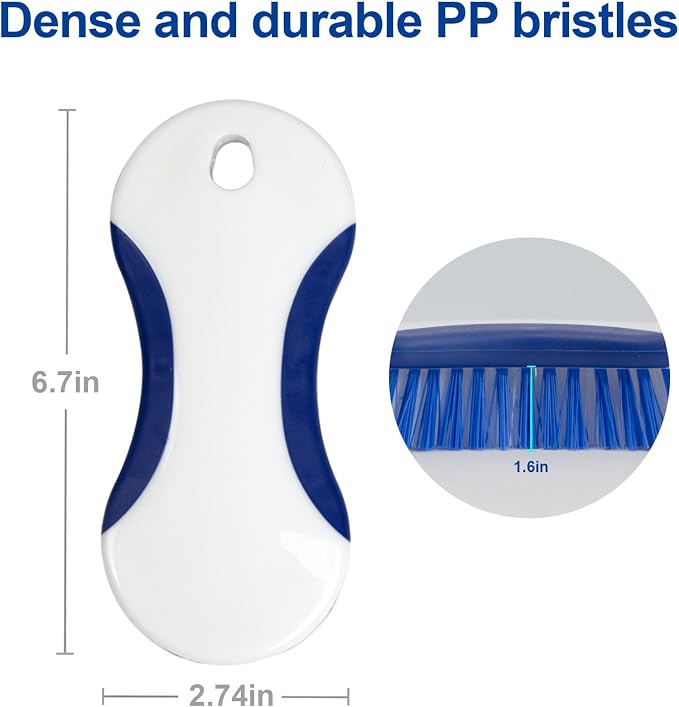 CELOX 2 Pack Multi Purpose Heavy Duty Scrub Brush, Deep Clean Brush for Tile Floors and Walls, Shower Doors, Tubs