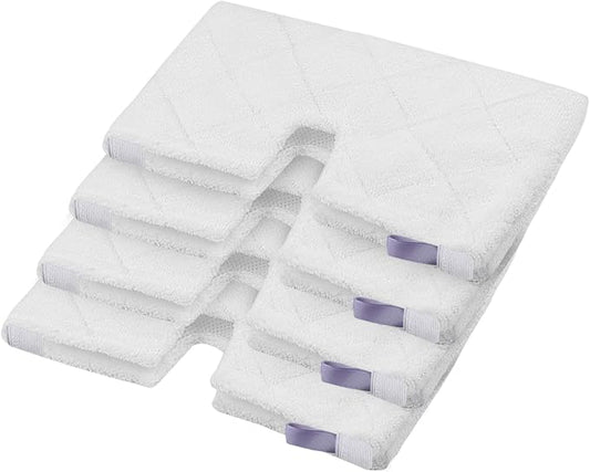 Steam Mop Replacement Pads for Shark Steam Pocket Mop S3501 S3601, 4-Pack | Steam mop pads. Fit S3550 S3901 S3801. Standard 12.5 x 7 in, not XL/S3601CO. Washable microfiber for wood, tile & laminate.