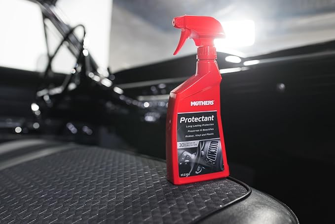 Mothers Protectant, 16 oz. (05316) | Long-Lasting UV Protection for Rubber, Vinyl & Plastic, Shields Dash, Trim, Bumpers & Tires from Fading, Cracking & Drying