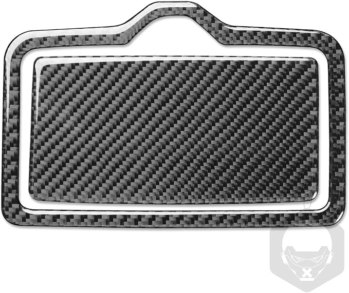 Real Carbon Fiber Trim for Audi 80A Q5 Accessories | for SQ5 2018-2025 Dash Rear Cup Holder Panel Frame Cover Sticker Interior Thick Overlay Decal