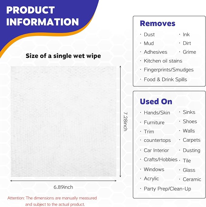 Kitchen Cleaning Wipes Dryer Airfryer Cleaner for Microwave, Air Fryers,Cooktops,Appliance Kitchen Cleaning Cloths Professional Grade Heavy-Duty Cleaning Stove (S 8.26x7.08 Inches)