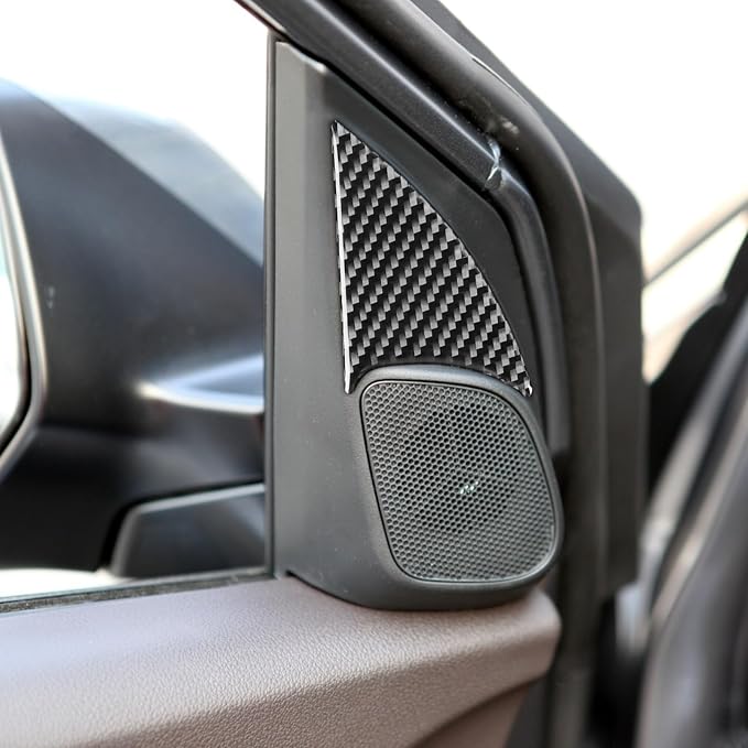 Real Carbon Fiber Trim for Honda CRV Accessories | for CR-V 2012 2013 2014 2015 2016 A-Pillar Inner Cover Sticker Interior Thick Overlay Decal