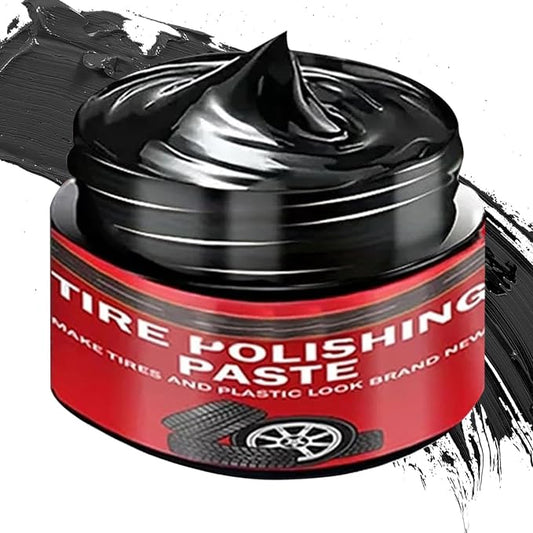 Tire Polishing Paste Rapid – Acting Deep Nourishing, Auto Black Trim Restorer, Wheels Seats Door Seals Bumpers | Wheels Seats Door Seals Bumpers Cars Trucks Sedans RVs SUV Motorcycles