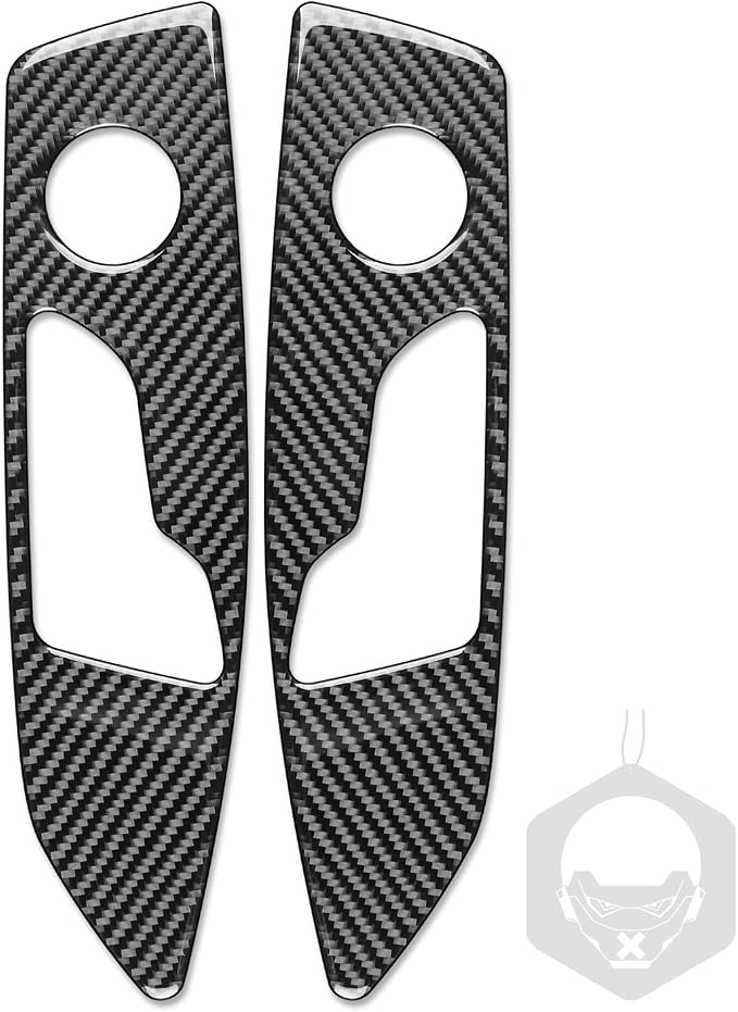 Real Carbon Fiber Trim for Audi 80A Q5 Accessories | for SQ5 2018-2025 Dash Seat Adjustment Button Panel Frame Cover Sticker Interior Thick Overlay Decal