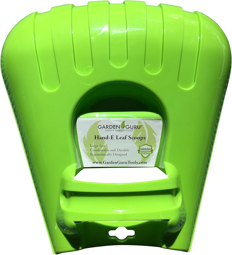 Garden Guru Leaf Scoops Rake Claws, Ergonomic, Large Hand Held Garden Rakes for Fast & Easy Leaf and Lawn Grass Snow Removal