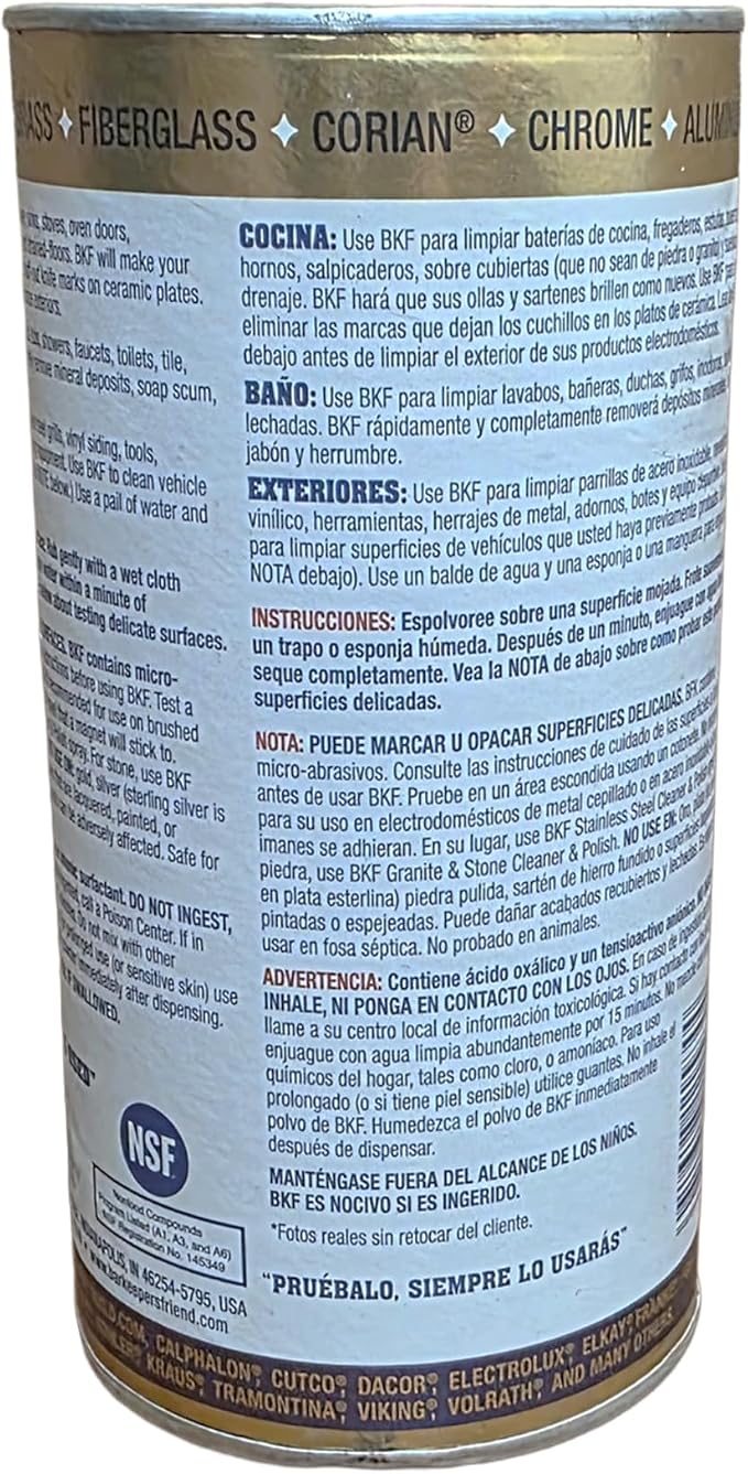 Bar Keepers Friend® Cleanser & Polish: 15 OZ
