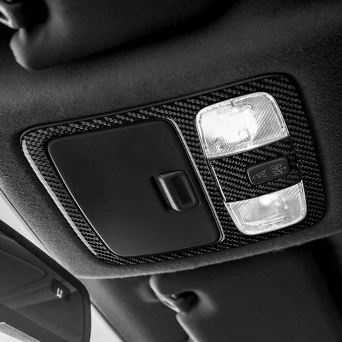 Fit for Toyota 4Runner(N210) 2003-2009 Map Light Trim Decals | for SR5/Sport Edition/Limited | Real Carbon Fiber | Accessories | Overhead Map Reading Light Panel Trim | Anti-scratch