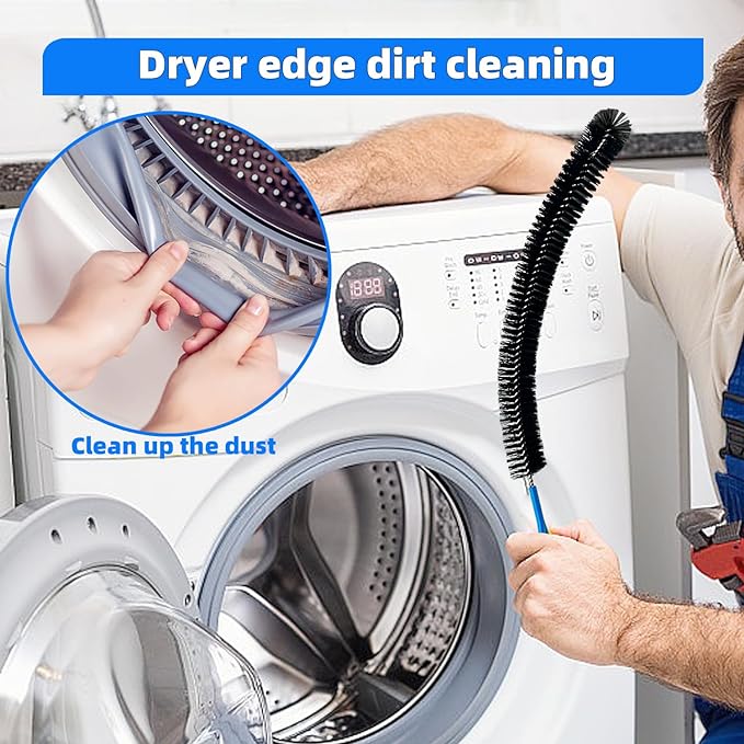 Flexible Cleaning Tool,Bendable Sewer Drain Brush, Long Pipe Cleaner for Home Kitchen Sink, Shower and Tub Hair Clogs