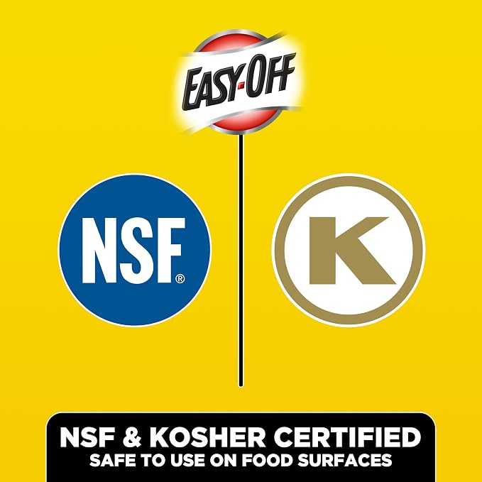 Easy-Off Heavy Duty Degreaser, Removes Grease & Grime, for Kitchen, Garage, Outdoor & More 32oz