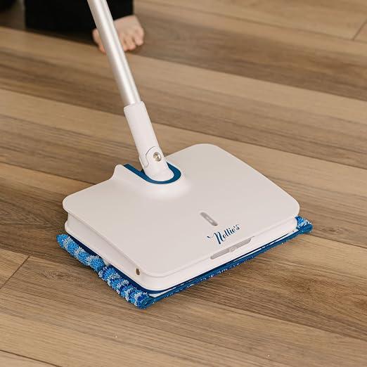 Nellie's Scrub & Polish Pads | Wow Mop & Wow Too Replacement Pads | Dual Purpose Scrub & Polish System, Machine Washable & Reusable, Microfibre, Made in Canada