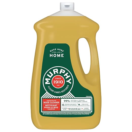 Murphy Oil Soap Hardwood Floors and Wood Cleaner Refill, 2.66 L | Wood Cleaner, No-Rinse Floor Cleaner, Removes Dirt and Grease, Versatile Cleaner, Non Residue, Murphy's Floor Cleaner