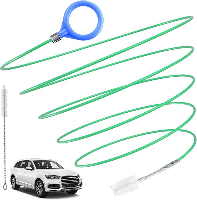 Auto Sunroof Drain Cleaning Tool, 78 Inch Flexible Tube Cleaning Brush | Drain Brush Extra Long Pipe Cleaners for Cars, Car Accessories, Car Sunroof Drain Hole Cleaner for Drains, Sewers, Windshield