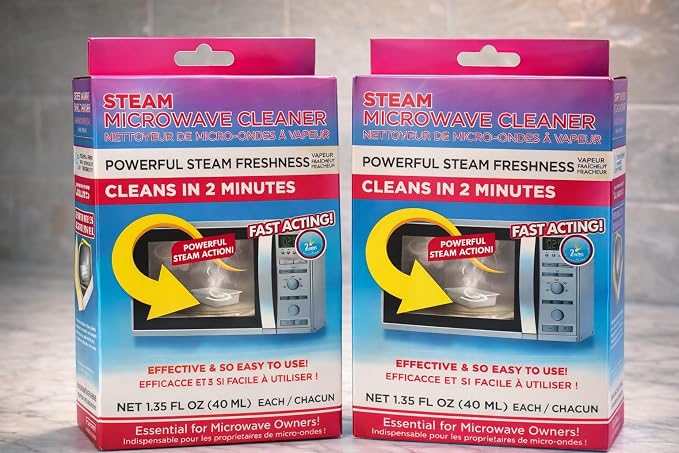 Powerful Steam Freshness, Easy Use, Time Saving Kitchen Cleaning Solution 2 Pack