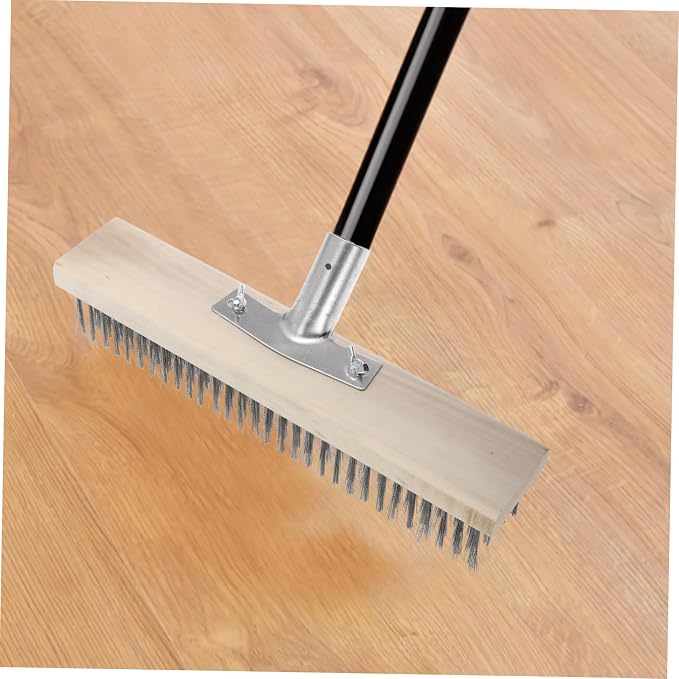 ABOOFAN Heavy Duty Metal Cleaning Brush Stainless Steel Wire Brush for Floors Hard Surface Scrubber