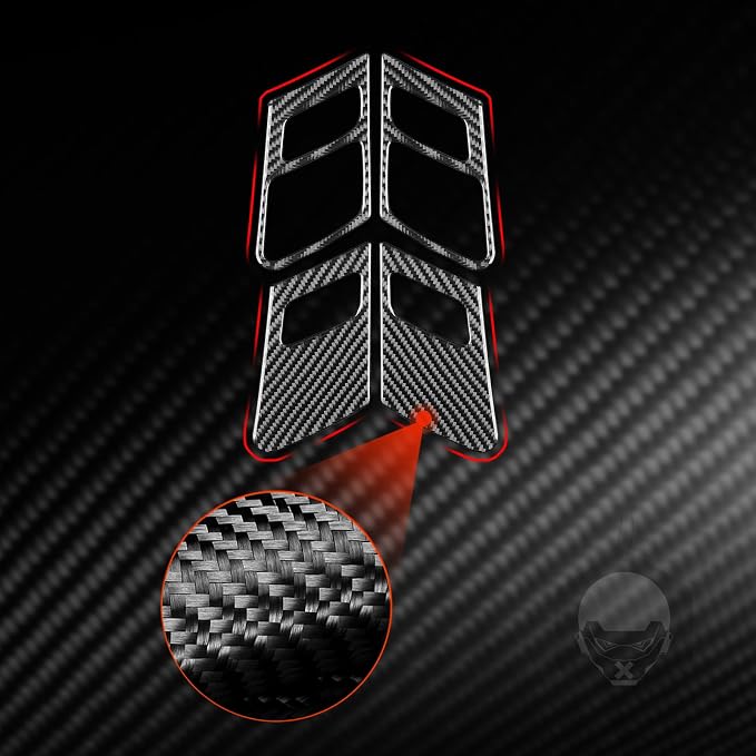 Real Carbon Fiber Trim for Audi 80A Q5 Accessories | for SQ5 2018-2025 Dash Door Lock Button Panel Frame Cover Sticker Interior Thick Overlay Decal