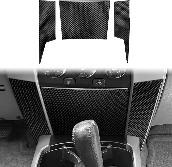 Storage Set Stickers Fit for Toyota 4Runner(N210) 2003-2009 | for 4 Runner SR5/Sport Edition/Limited | Real Carbon Fiber | Center Console Storage Cover Trim Set | Thick Overlay