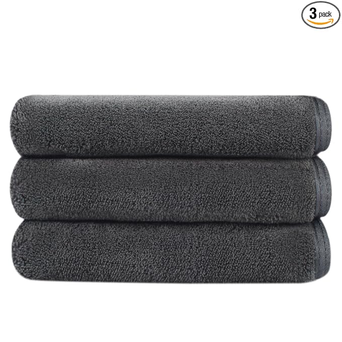 SINLAND Absorbent Coral Velvet Washcloth Ultra Soft Microfiber Face Towels 12 x 12 inch Multi-Purpose Face Cloths for Household and Sport