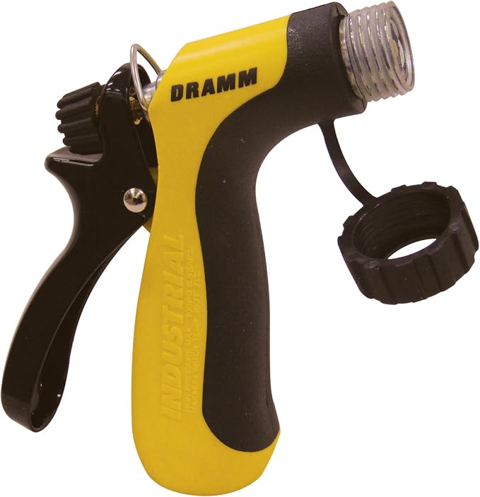 Dramm 12743 Industrial Hot Water Pistol, Brass, No Size, Yellow
