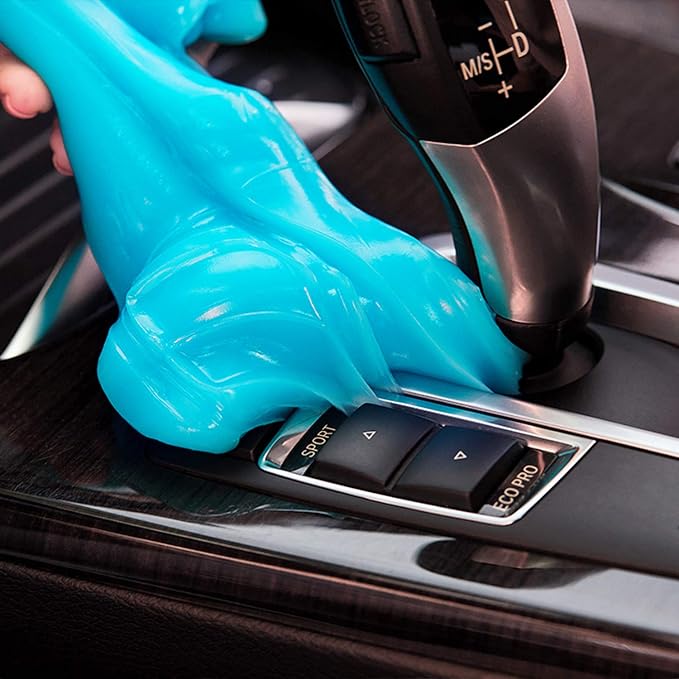 PULIDIKI Car Cleaning Gel Car Cleaning Putty Car Putty Auto Detail Tools | Car Slime Cleaner Dust Cleaning Gel for Car Interior Cleaner Car Cleaning Supplies Cleaning Kit Car Accessories Blue 2Pack
