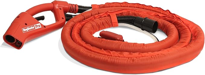 Rug Doctor Pro Motorized Upholstery Tool For Pro Deep Commercial Cleaner | Motorized Brush with Strong Suction Sprays and Scrubs to Clean Stairs and Upholstery, Long 12-ft Flexible Hose