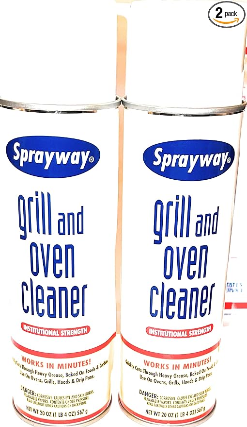 Heavy-Duty Oven & Grill Cleaner, Removes Oil & Grease, 20 Oz, 20 Ounce(Pack of Two)
