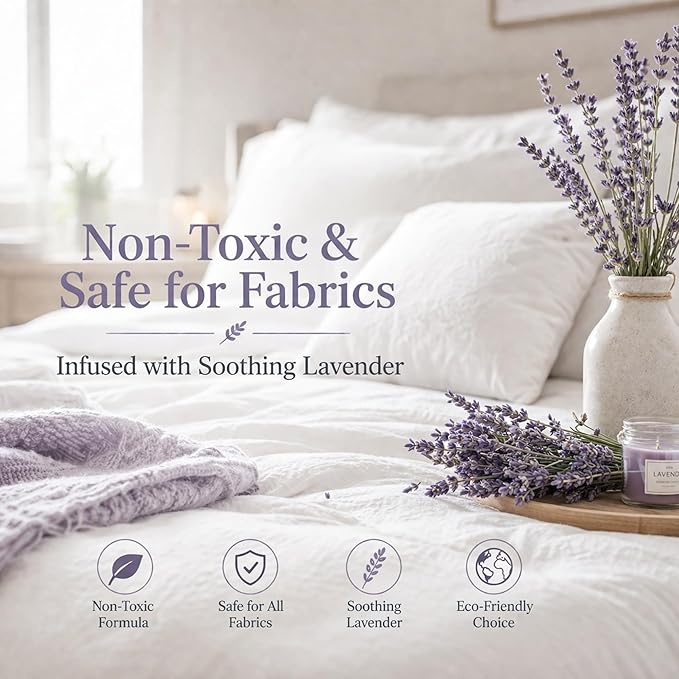 GEODE Mattress Cleaner & Deodorizer – Natural Enzyme Formula for Stain & Odor Removal, Sweet Lavender Aroma, Eco-Friendly & Non-Toxic, Safe for All Fabrics – Gallon (128fl oz)