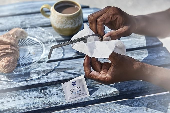 Zeiss Pre-Moistened Lens Cleaning Wipes, 400 count (Pack of 2)