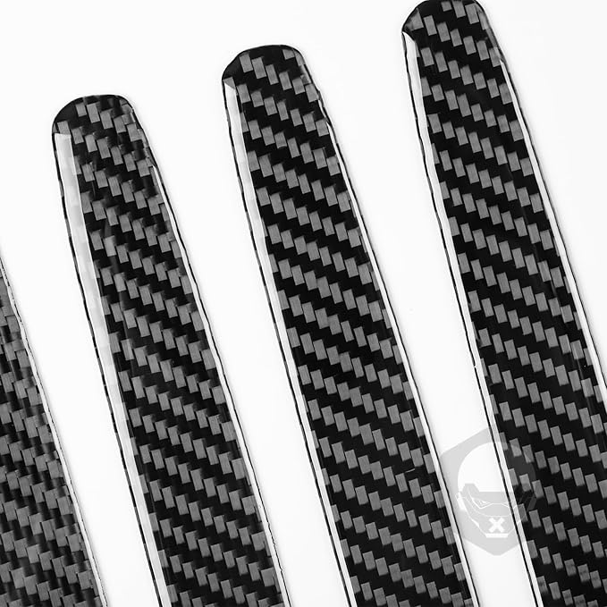 Exterior Door Handle Trim for Toyota Corolla 2009-2013 Accessories Black | Soft Carbon Fiber | Upgrades for Car | Only for Left-Hand Drive | Anti-Scratch | Sporty Style