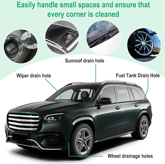 Auto Sunroof Drain Cleaning Tool, 120 Inch Flexible Tube Cleaning Brush | Drain Brush Extra Long Pipe Cleaners for Cars, Car Accessories, Car Sunroof Drain Hole Cleaner for Drains, Sewers, Windshield