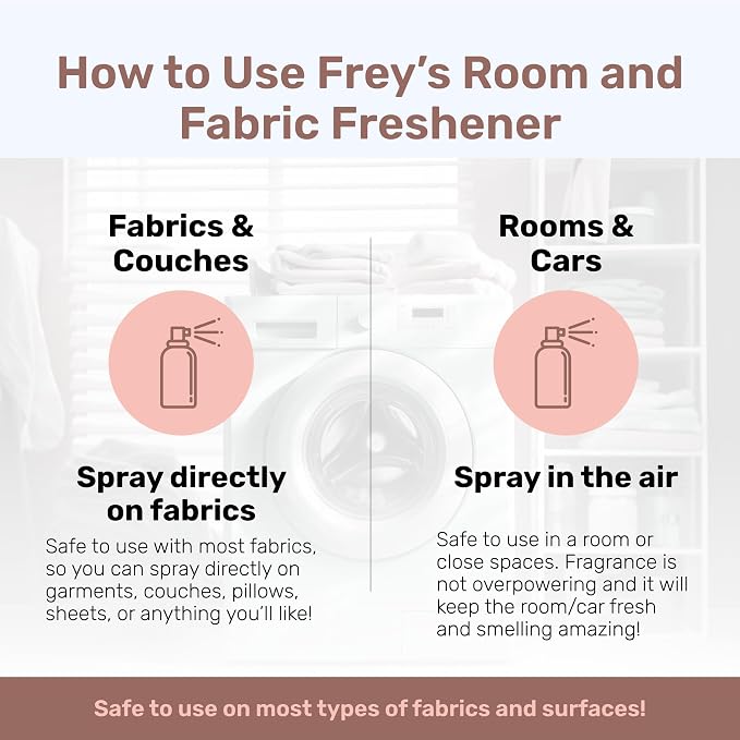 FREY Nomad Freshener Spray, Jasmine Meadow, 2 oz, 2-Pack