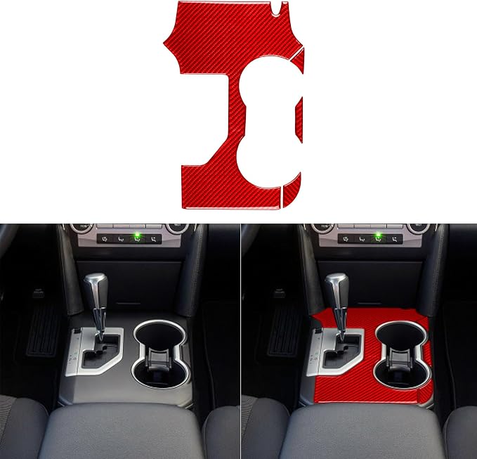Real Carbon Fiber Trim for Toyota Camry Accessories | for 2012 2013 2014 Co-Pilot Dashboard Strip Interior Thick Overlay Sticker Decal Type-A