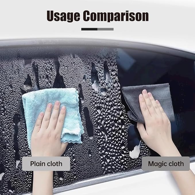 Trapo Magico para Limpiar Vidrios, Magic Rag, Magic Cleaning Cloth Stainless Steel, 10 Counts Thickened Magic Cleaning Cloth, Microfiber Magic Streak Free, for Windows & Glass Reusable (30)