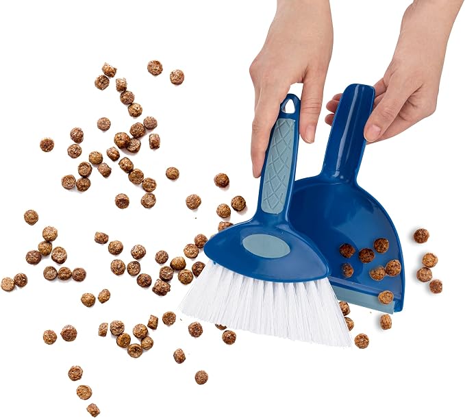 Hefty and Durable Small Hand Broom with Snap-on Dust Pan, Available in Various Package Quantities (4)