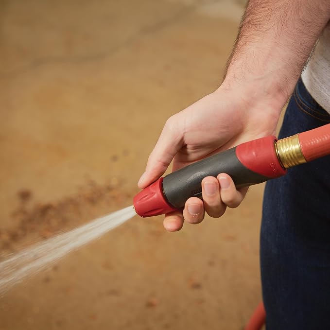 Gilmour Pro Heavy Duty Twist Hose Nozzle with Insulated Grip, Garden Hose Nozzle for Watering and Cleaning | Ergonomic Insulated Grip, Leak Free Design, Hot Water Compatible, Multi Use for Watering and Cleaning